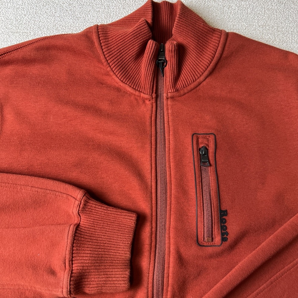 Roots Jacket Mens XL Wool Blend‎ Full Zip Classic Varsity Hip Hop